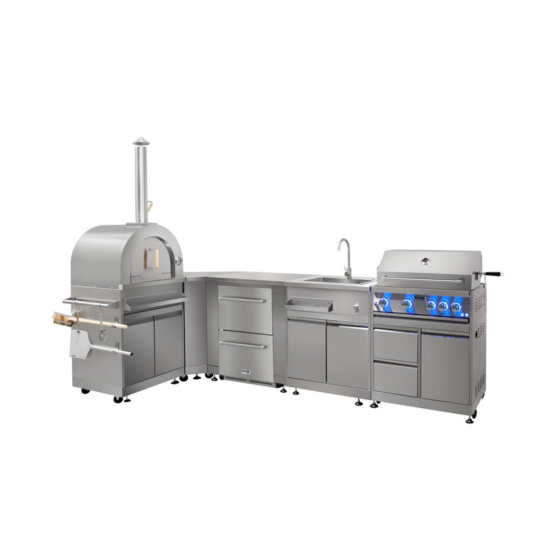 ThorKitchen Modular Outdoor Kitchen Refrigerator In Stainless Steel